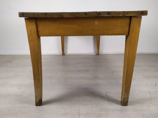 Vintage Rustic Wood Farmhouse Table-EAD-1020338