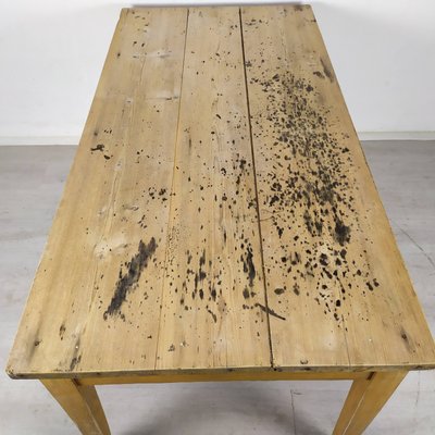 Vintage Rustic Wood Farmhouse Table-EAD-1020338