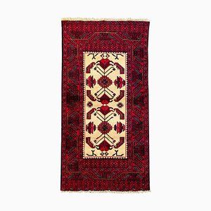 Vintage Rustic Wool Belutch Rug, 1980s-YMM-1061544