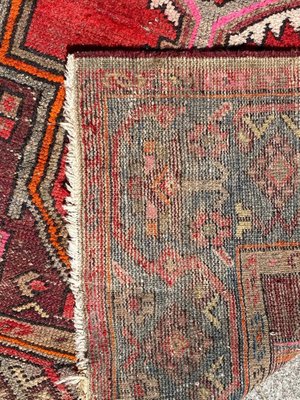 Vintage Rustic Wool Hamadan Rug, 1950s-YMM-1062188