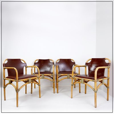 Vintage Safari Chairs, Set of 4-NYF-2019061