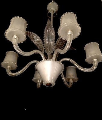 Vintage Satin Chandelier from Seguso-XQC-632459