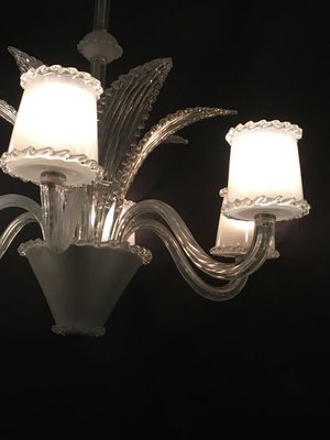 Vintage Satin Chandelier from Seguso-XQC-632459