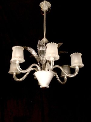 Vintage Satin Chandelier from Seguso-XQC-632459