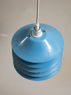 Vintage Scandinavian Blue Metal Lamp attributed to Ikea-OYZ-1805345