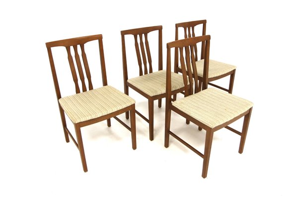 Vintage Scandinavian Chairs, 1960, Set of 4-GEK-1798249