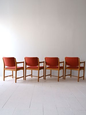 Vintage Scandinavian Chairs by Bengt Ruda, 1960s, Set of 4-QWP-2035479