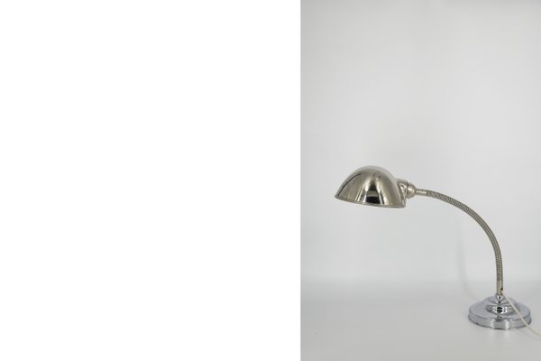 Vintage Scandinavian Chrome Desk Lamp, 1960s-ZAA-885711