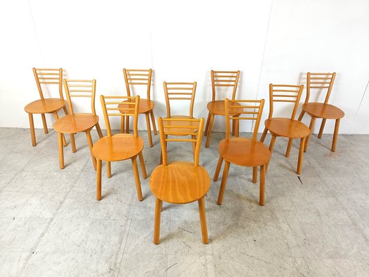 Vintage Scandinavian Dining Chairs, 1970s, Set of 10-IRH-1776877