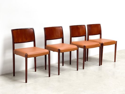 Vintage Scandinavian Dining Chairs, 1970s, Set of 4-IRH-1822091