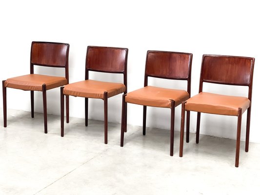 Vintage Scandinavian Dining Chairs, 1970s, Set of 4-IRH-1822091