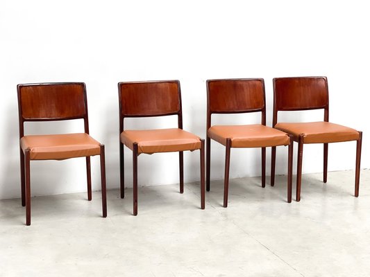 Vintage Scandinavian Dining Chairs, 1970s, Set of 4-IRH-1822091