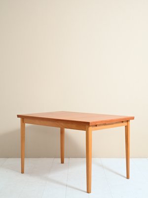 Vintage Scandinavian Extendable Table in Teak-QWP-1098428