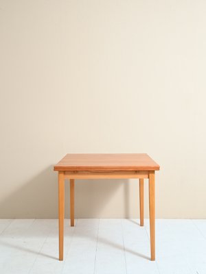 Vintage Scandinavian Extendable Table in Teak-QWP-1098428