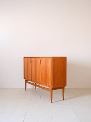 Vintage Scandinavian Highboard in Teak and Oak, 1960s-QWP-1782858