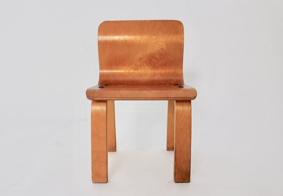 Vintage Scandinavian Modern Birch Plywood Children Chair, 1950s-NB-772628