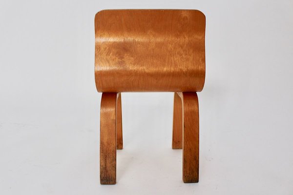 Vintage Scandinavian Modern Birch Plywood Children Chair, 1950s-NB-772628