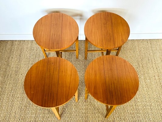 Vintage Scandinavian Nesting Tables, 1960, Set of 5-PLK-2018286