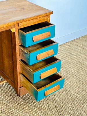 Vintage Scandinavian Oak Desk, 1960s-PLK-2020004