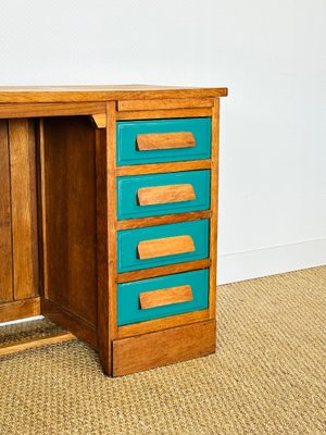 Vintage Scandinavian Oak Desk, 1960s-PLK-2020004