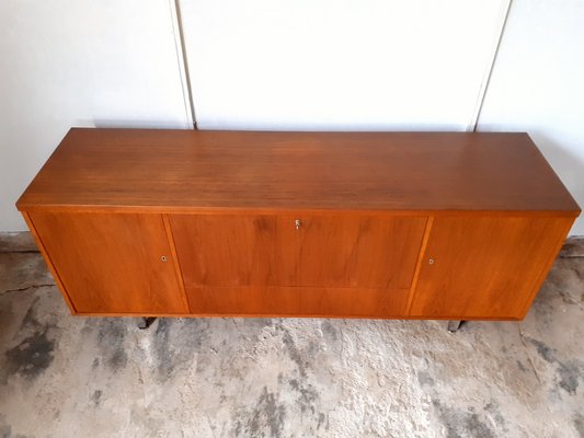 Vintage Scandinavian Office Sideboard in Teak, 1970s-AHO-1295780