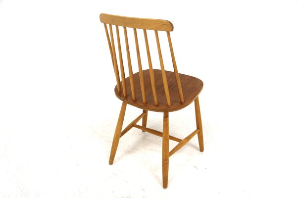 Vintage Scandinavian Pin Chairs, 1960, Set of 4-GEK-1743029