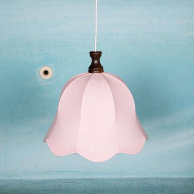 Vintage Scandinavian Pink Tulip Hanging Lamp-HGA-2032005