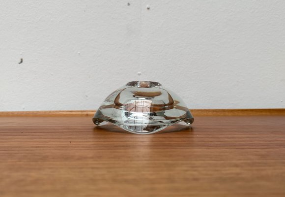 Vintage Scandinavian Reversible Glass Candleholder, 1970s-UAH-1371059