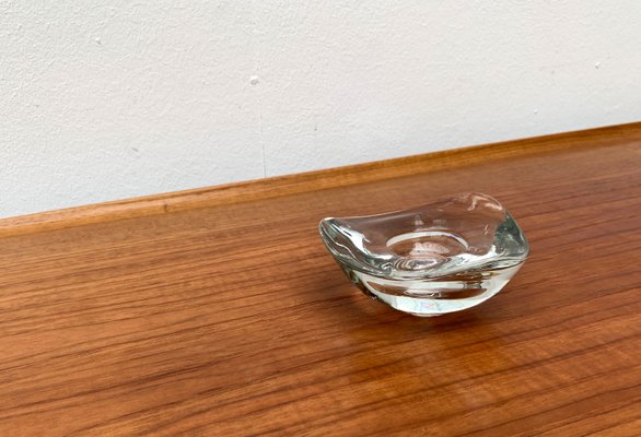 Vintage Scandinavian Reversible Glass Candleholder, 1970s-UAH-1371059