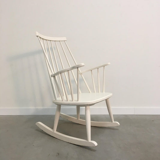 Vintage Scandinavian Rocking Chair, 1960s