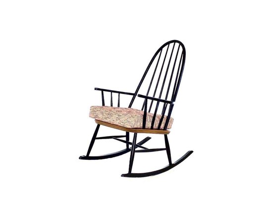 Vintage Scandinavian Rocking Chair in style of Ilmari Tapiovaara-FPV-1335277