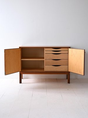 Vintage Scandinavian Sideboard in Teak, 1960s-QWP-2035438