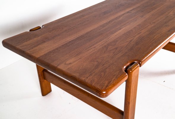 Vintage Scandinavian Skipper Mobler A/S Style Teak Coffee Table by Sven Ellekaer, 1980s-VLO-874556