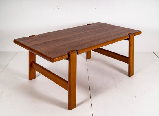 Vintage Scandinavian Skipper Mobler A/S Style Teak Coffee Table by Sven Ellekaer, 1980s-VLO-874556