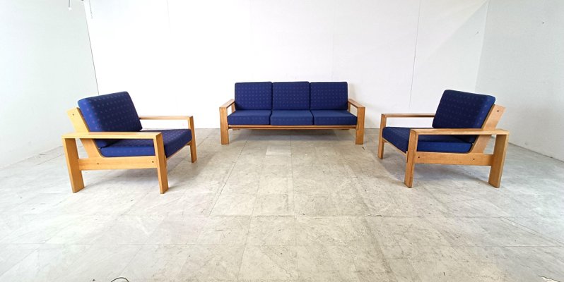 Vintage Scandinavian Sofa Set, 1970s, Set of 3-IRH-1820406