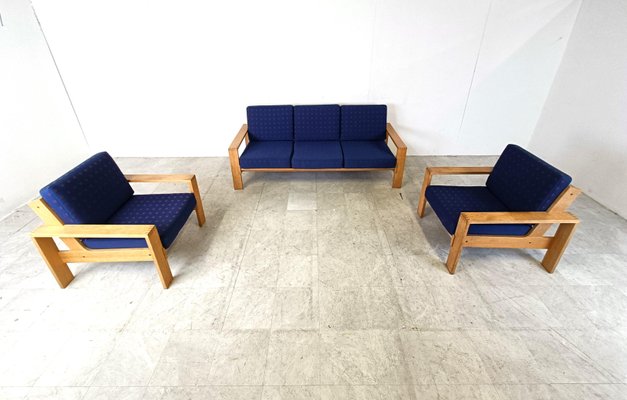 Vintage Scandinavian Sofa Set, 1970s, Set of 3-IRH-1820406