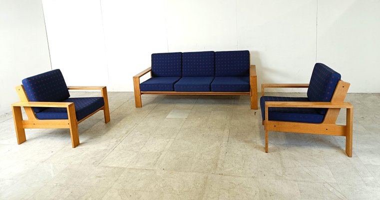 Vintage Scandinavian Sofa Set, 1970s, Set of 3-IRH-1820406