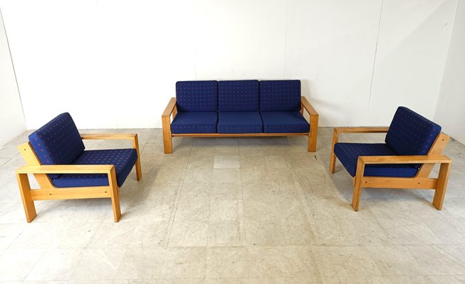 Vintage Scandinavian Sofa Set, 1970s, Set of 3-IRH-1820406