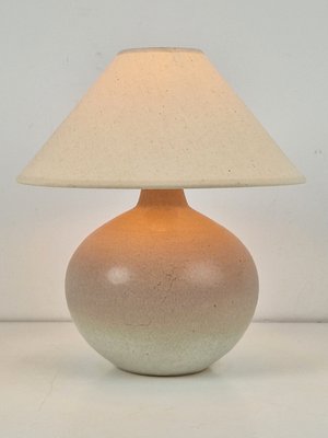 Vintage Scandinavian Stoneware Table Lamp, 1960s-AXJ-2021183