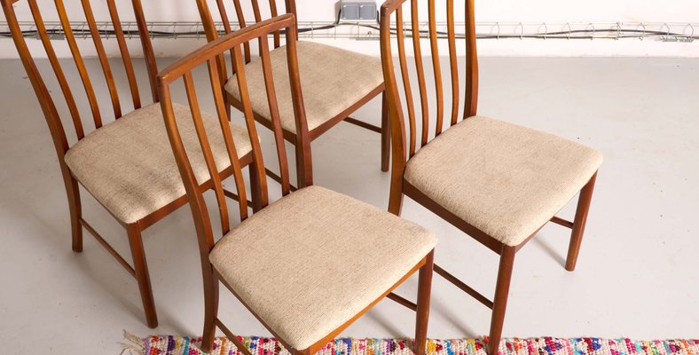 Vintage Scandinavian Style Dining Chairs from McIntosh, 1960s, Set of 4-XKX-2034865