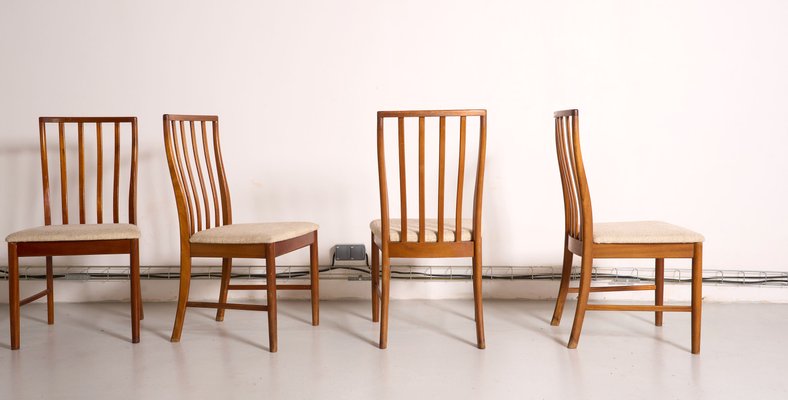 Vintage Scandinavian Style Dining Chairs from McIntosh, 1960s, Set of 4-XKX-2034865