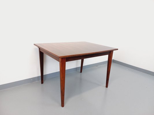 Vintage Scandinavian Style Dining Table in Rosewood with Extensions, 1960s-AHO-1805959