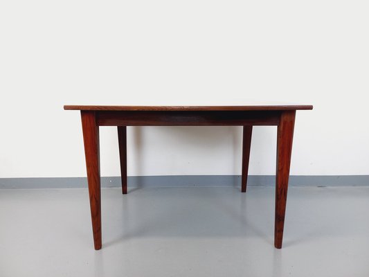 Vintage Scandinavian Style Dining Table in Rosewood with Extensions, 1960s-AHO-1805959