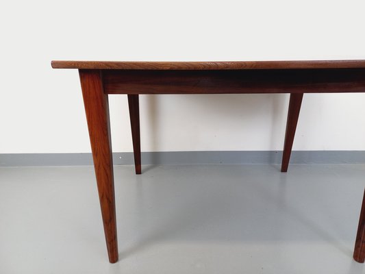 Vintage Scandinavian Style Dining Table in Rosewood with Extensions, 1960s-AHO-1805959