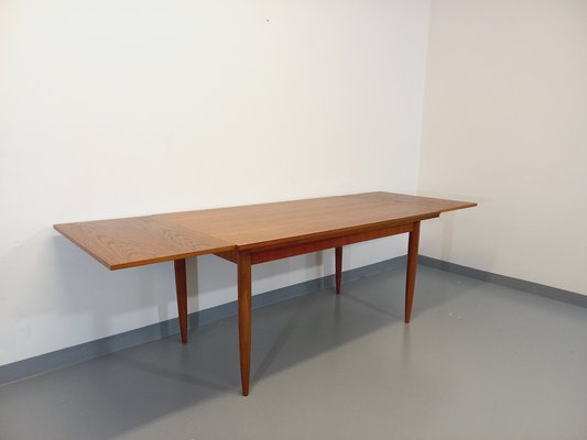 Vintage Scandinavian Style Dining Table in Teak, 1960s-AHO-1751714