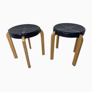 Vintage Scandinavian Style Stools from Kembo, 1970s, Set of 2-DE-1029152