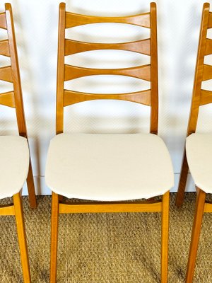 Vintage Scandinavian Teak Chairs, 1960, Set of 4-PLK-2027178