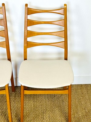 Vintage Scandinavian Teak Chairs, 1960, Set of 4-PLK-2027178