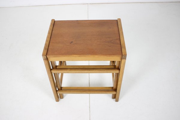 Vintage Scandinavian Teak Nesting Table Set, 1960s-TZ-938751