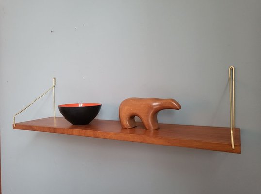 Vintage Scandinavian Teak Shelf, 1960s-EYI-2041377